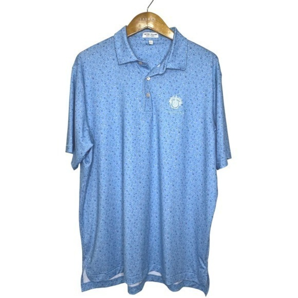 Peter Millar Summer Comfort Trump National Jupiter Polo Mens Large